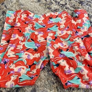 Little Mermaid, tween leggings